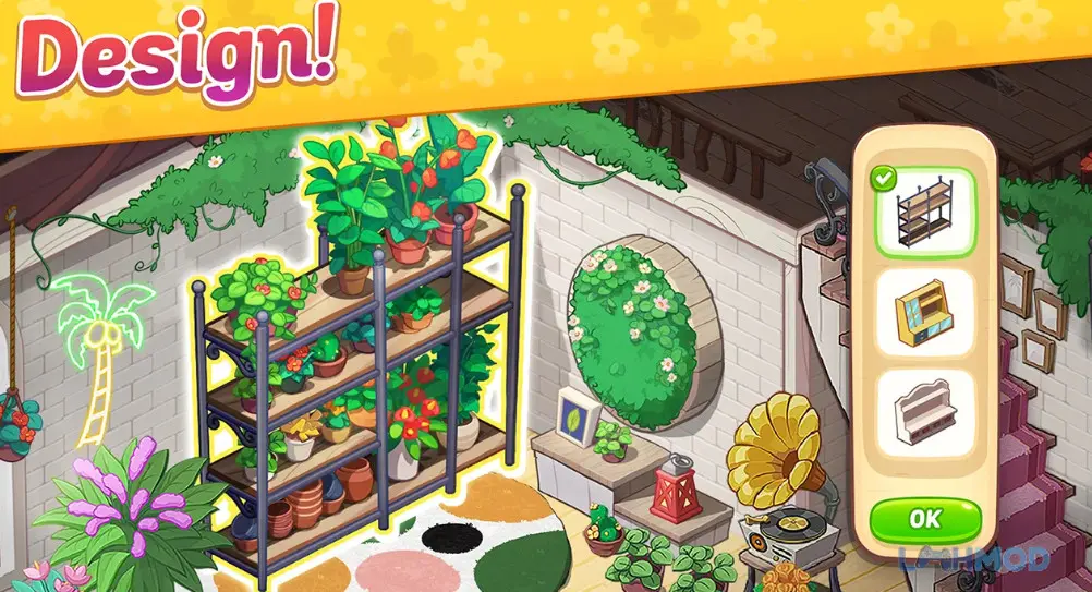 Ảnh 3 của Tải Ohana Island Mod Apk 1.8.6 (Vô Hạn Tiền) cho Android iOs Nhân vật game đang khám phá hòn đảo Ohana tươi đẹp