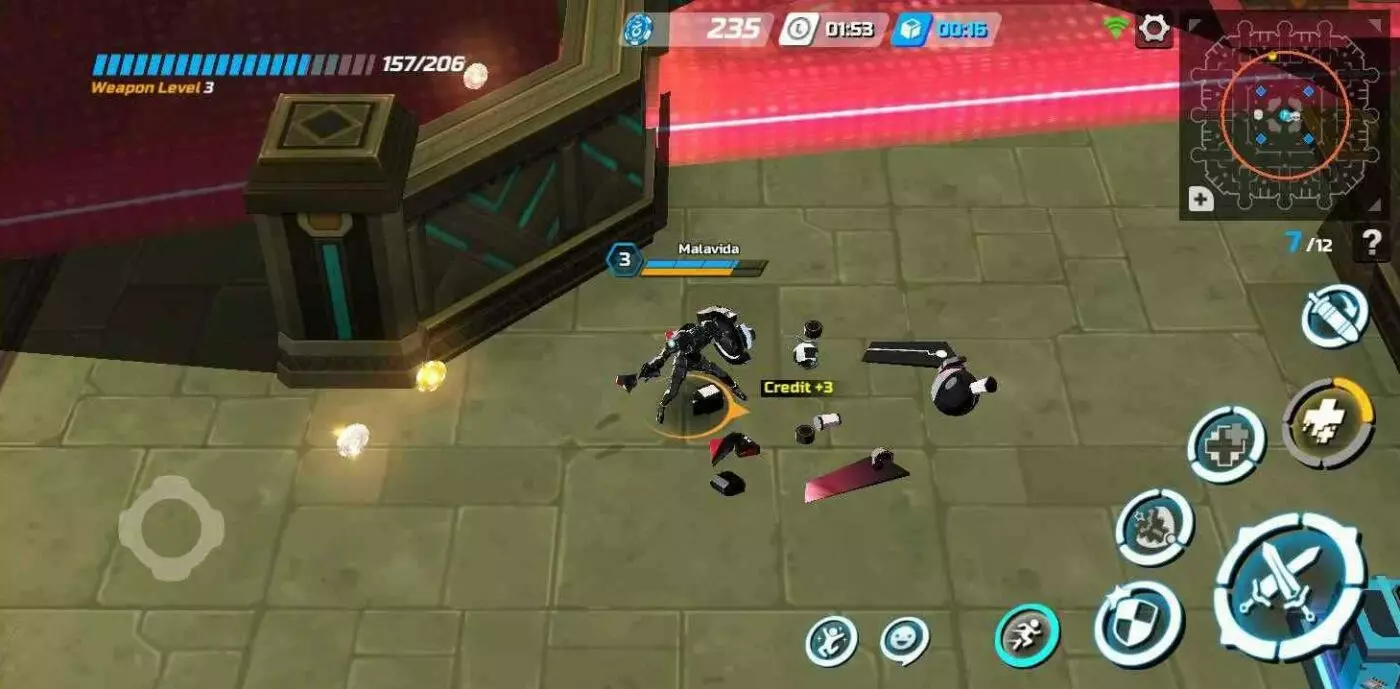 Ảnh 4 của Tải game OVERDOX Mod APK 2.1.6 (Dumb Monster) Cận cảnh chiến binh OVERDOX Mod chiến đấu với quái vật