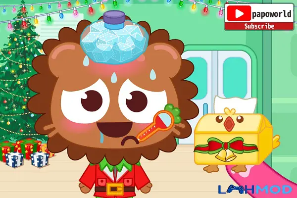 Ảnh 3 của Tải Papo Town Clinic Doctor Apk 1.1.6 Android, IOS Một nhân vật đang chơi Papo Town Clinic Doctor, minh họa tính giáo dục của game