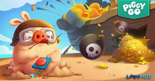 Ảnh 5 của Tải Piggy Go Mod APK V4.30.1 (Vô hạn xu/Hack xúc xắc) Android iOS Cảnh chơi game Piggy Go trên điện thoại với đồ họa hoạt hình