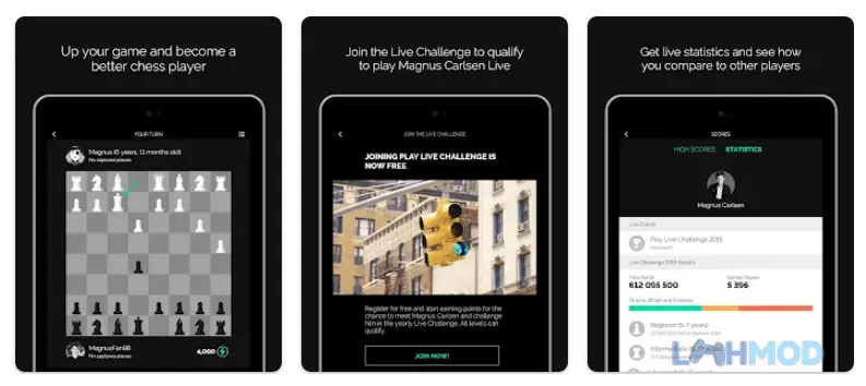 Ảnh 4 của Tải Play Magnus-Play Chess Apk 1.1.3 cho Android iOs Thống kê và thành tích của người chơi trong Play Magnus – Play Chess