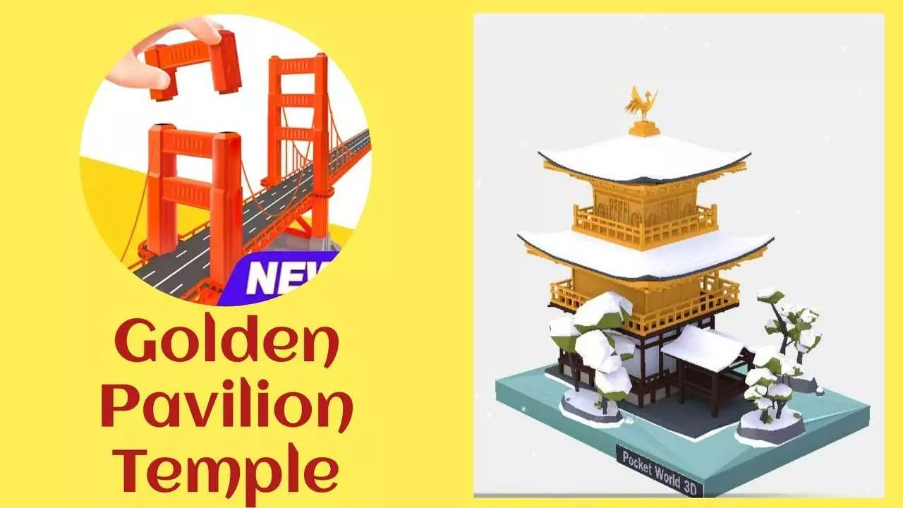 Ảnh 2 của Tải game Pocket World 3D Mod APK 2.1.1.1 (Menu, Vô Hạn Tiền) Cảnh quan một công trình kiến trúc đang được xây dựng trong Pocket World 3D