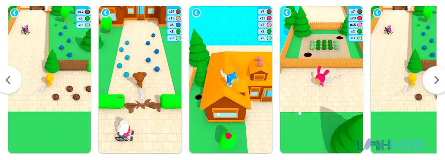 Ảnh 3 của Tải Pyjama Craft Apk 0.1.2 cho Android iOs Người chơi thu thập bóng sợi thần kỳ để chế tạo đồ ngủ