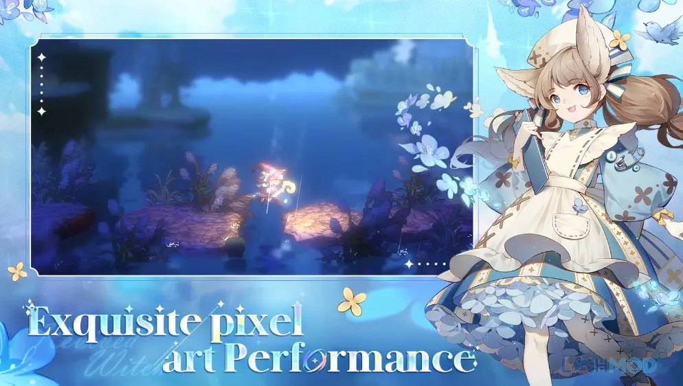 Giao diện chiến đấu trong Revived Witch Mod