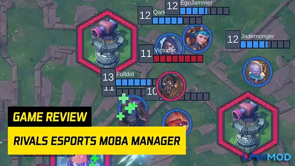 Ảnh 3 của Tải RIVALS Esports MOBA Manager MOD APK 2.7.0 (Vô hạn tiền) Android iOS Màn hình hiển thị kết quả trận đấu và thống kê trong RIVALS Esports MOBA Manager