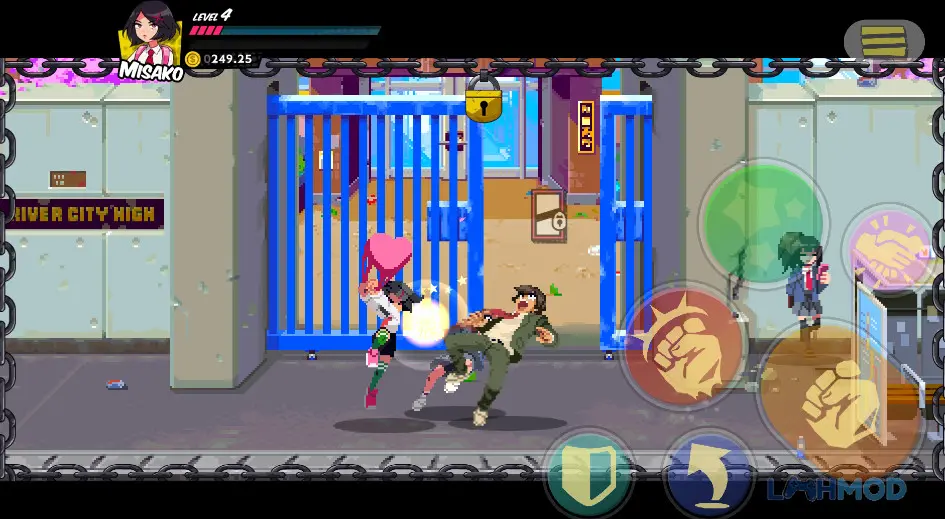 Ảnh 3 của Tải River City Girls Apk 0.00.867191 cho Android iOs Hai nữ anh hùng Kyoko và Misako với các chiêu thức đặc biệt