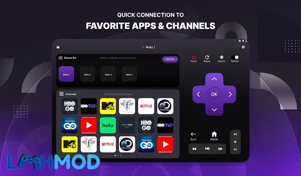 Ảnh 3 của Tải ứng dụng Roku APK 8.7.2.1324975 cho Android iOS Thiết bị Roku nhỏ gọn kết nối với TV qua cổng HDMI