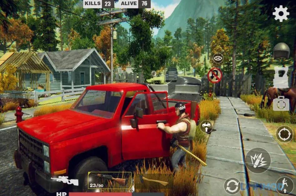 Ảnh 3 của Tải Royale Battle Survivor Apk 1.0.7 cho Android iOs Cảnh giao tranh căng thẳng trong Royale Battle Survivor