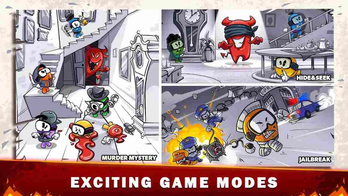 Ảnh 1 của Silly Royale -Devil Amongst Us Mod APK 1.17.01 (Mở khóa Skins) Hình ảnh minh họa gameplay