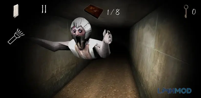 Ảnh 2 của Tải Slendrina The Cellar 2 Apk 1.2.1 cho Android iOs Người chơi khám phá hành lang tối tăm với đèn pin trong Slendrina The Cellar 2