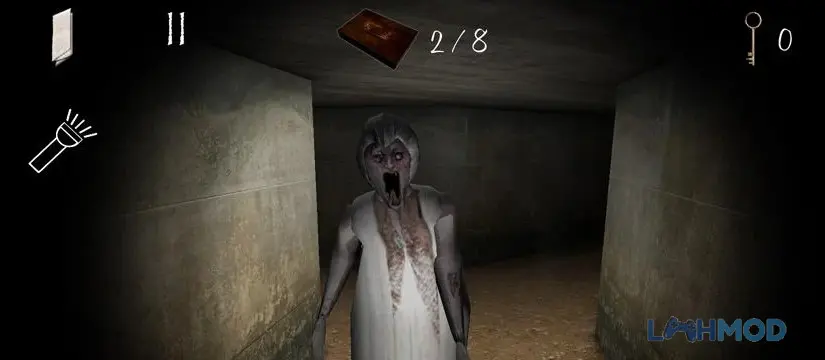 Ảnh 4 của Tải Slendrina The Cellar 2 Apk 1.2.1 cho Android iOs Cảnh tượng trong game Slendrina The Cellar 2 với hình ảnh Slendrina xuất hiện