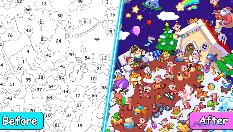 Ảnh 2 của Tải Sticker Notebook ASMR Puzzle Apk v1.8.29 cho Android iOs Sticker Notebook ASMR Puzzle: Giao diện sáng tạo không giới hạn