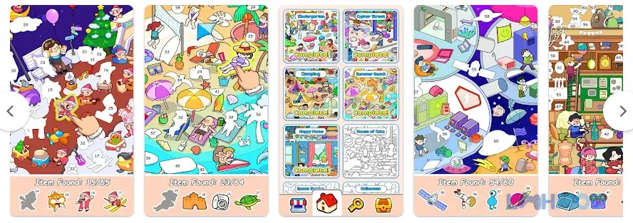 Ảnh 3 của Tải Sticker Notebook ASMR Puzzle Apk v1.8.29 cho Android iOs Sticker Notebook ASMR Puzzle: Các trang sổ dán đầy thử thách