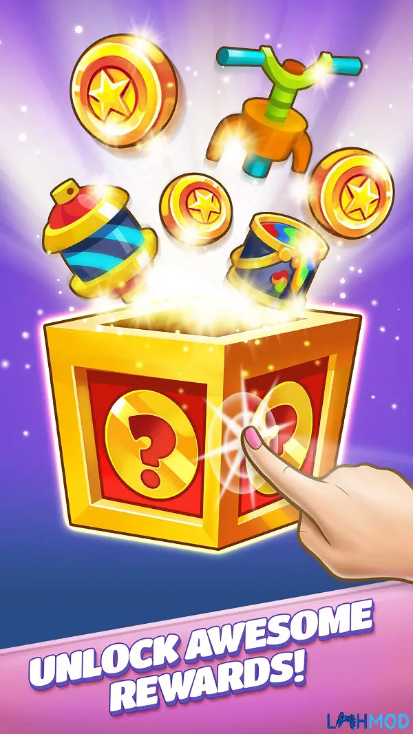 Ảnh 3 của Subway Surfers Match Mod Apk 0.1.101 (vô hạn boosters) Tạo chuỗi combo lớn trong Subway Surfers Match Mod