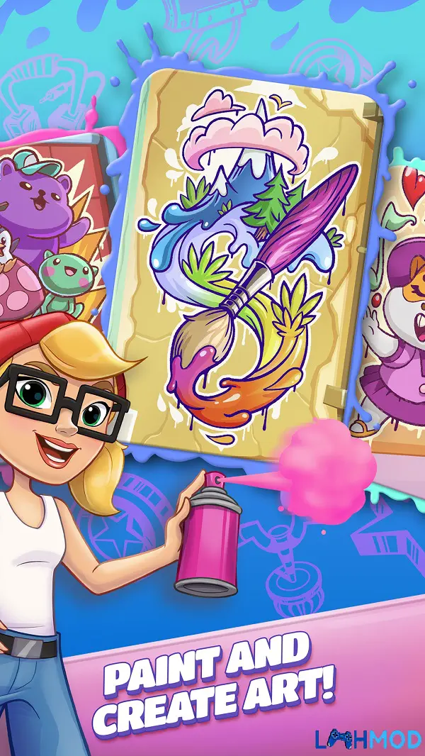 Ảnh 4 của Subway Surfers Match Mod Apk 0.1.101 (vô hạn boosters) Thử thách giải đố mới trong Subway Surfers Match Mod