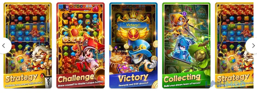 Ảnh 3 của Tải Summoners League Crypto Duel Apk 1.1.0.1 cho Android iOs Trận chiến PVP khốc liệt giữa hai người chơi trong Summoners League Crypto Duel