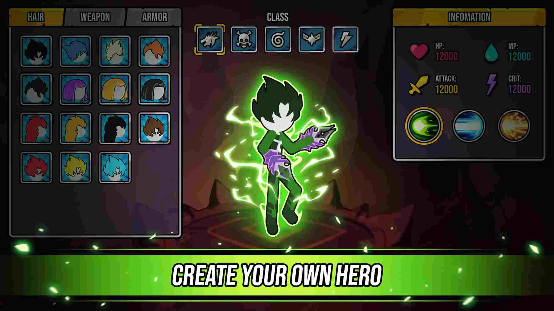 Ảnh 5 của Super Stickman Dragon Warriors Mod APK 0.8.4 (Menu, Coins) Các chiến binh đang chiến đấu trong Super Stickman Dragon Warriors Mod