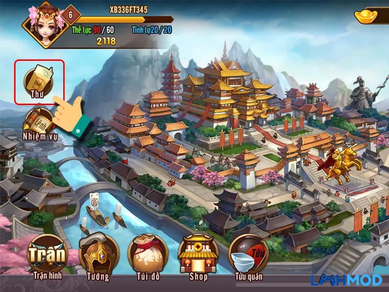 Ảnh 3 của Tải Tam Anh Thủ Thành Apk 5.6.01 cho Android Ảnh game Tam Anh Thủ Thành với các tướng lĩnh