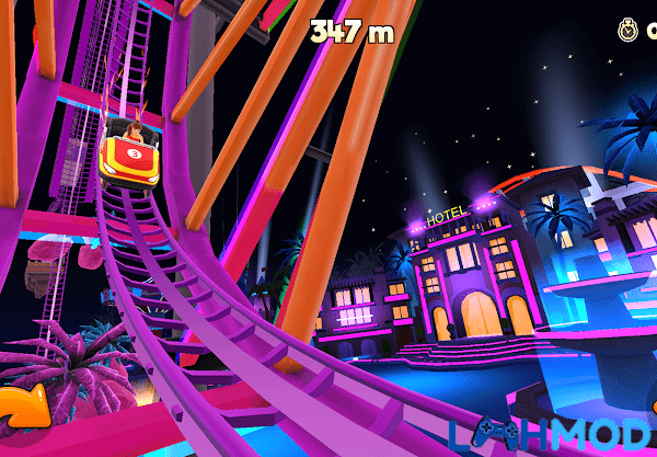 Ảnh 4 của Tải Thrill Rush Theme Park MOD APK 4.5.06 (Vô hạn tiền) Android Giao diện chơi game Thrill Rush Theme Park