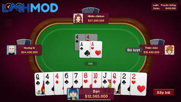 Ảnh 1 của Tải Tien Len – Tiến Lên Miền Nam APK v3.1.0 Android iOS Thẻ bài Tiến Lên Miền Nam và giao diện chơi