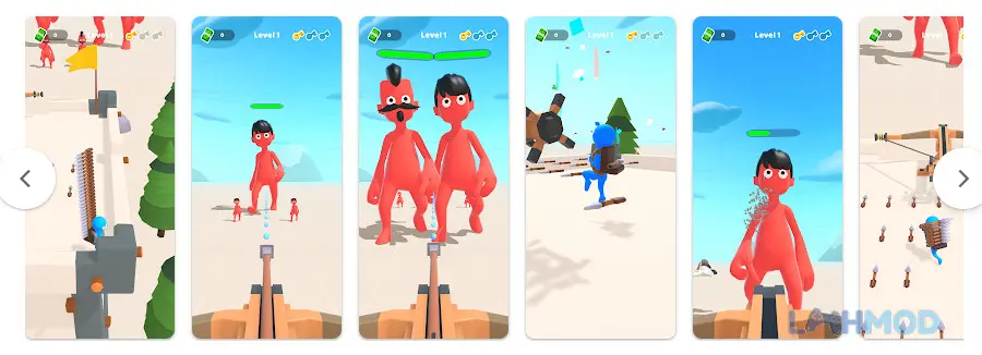 Ảnh 3 của Tải Titan Down Apk 0.7 cho Android iOs Nhân vật game thủ đang ngắm bắn mục tiêu