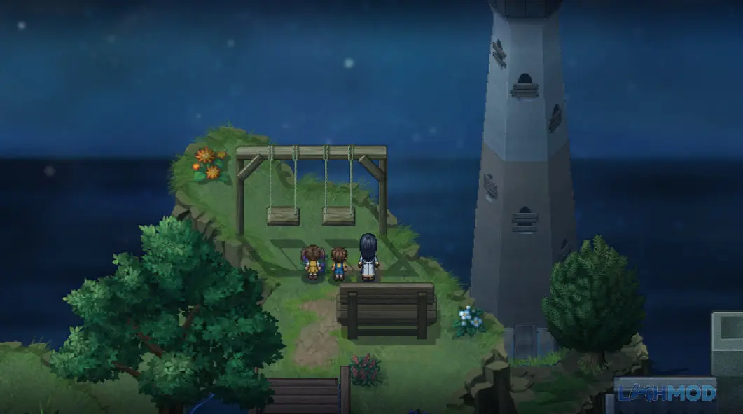 Ảnh 3 của Tải To the Moon Apk 3.7 (Full Game) cho Android iOs Bác sĩ Watts đang cố gắng giải mã một câu đố trong ký ức của Johnny