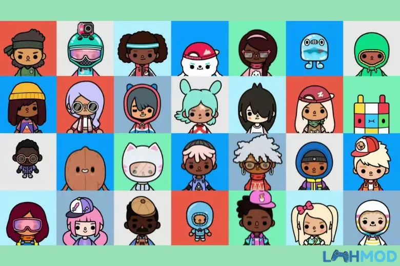 Ảnh 3 của Tải game Toca Life World Mod APK v1.119 (Mở khóa tất cả) Hệ thống nhân vật đa dạng với nhiều tạo hình khác nhau trong Toca Life World