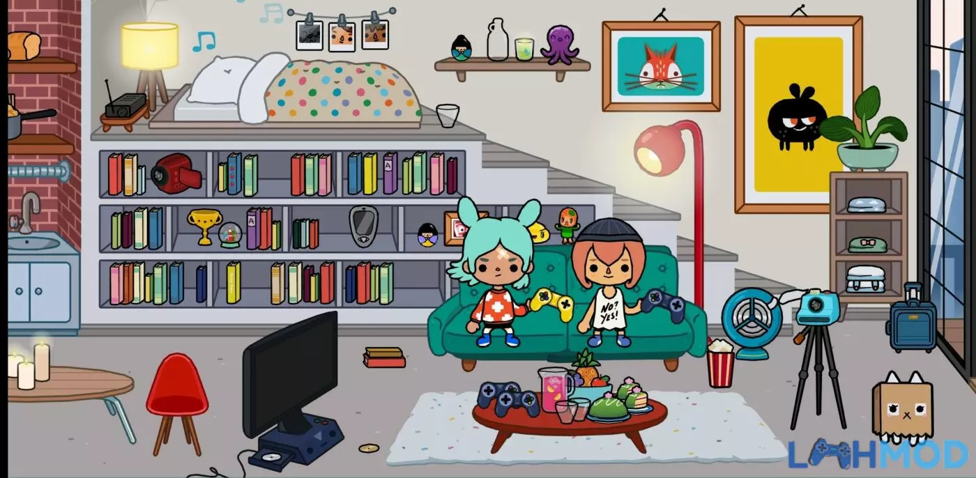 Ảnh 4 của Tải game Toca Life World Mod APK v1.119 (Mở khóa tất cả) Tự do thiết kế không gian với nhiều vật phẩm nội thất độc đáo