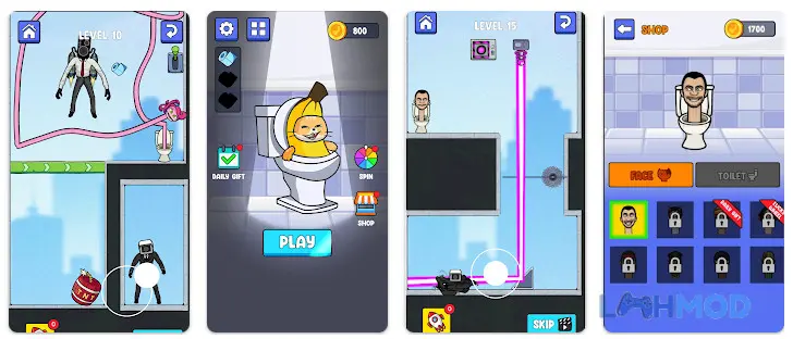 Ảnh 4 của Tải Toilet Monster Survival Quest Apk 1.0.4 cho Android iOs Một phân cảnh trong Toilet Monster Survival Quest mod apk