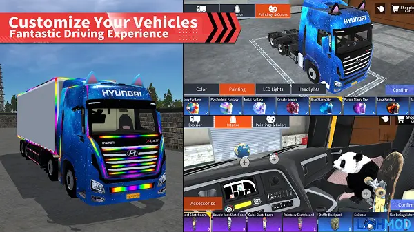 Ảnh 3 của Tải game Truck Simulator Online Apk 1.0 cho Android Giao diện bản đồ trong game Truck Simulator Online