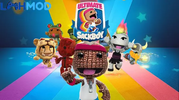 Ảnh 2 của Tải Ultimate Sackboy APK 1.3.3 cho Android iOS Sackboy vượt chướng ngại vật trong thế giới Craftworld