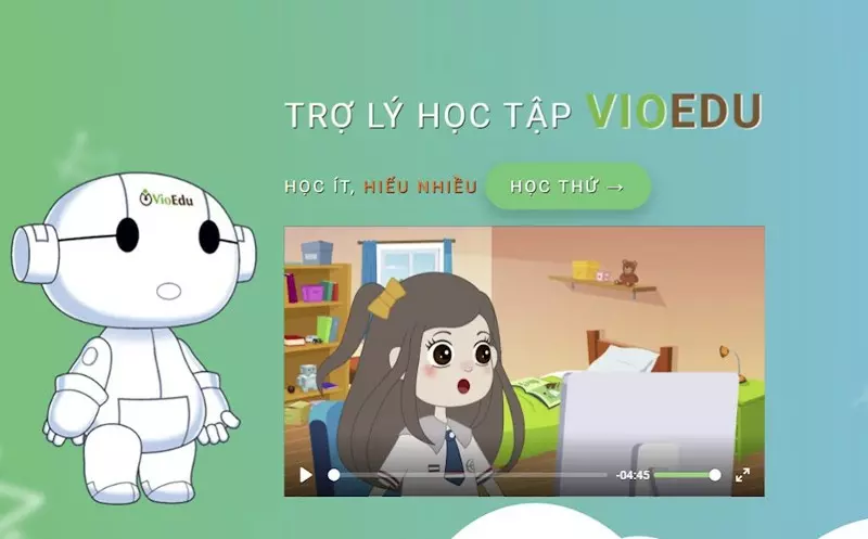 Giao diện VioEdu APK đấu trường toán học trên thiết bị di động