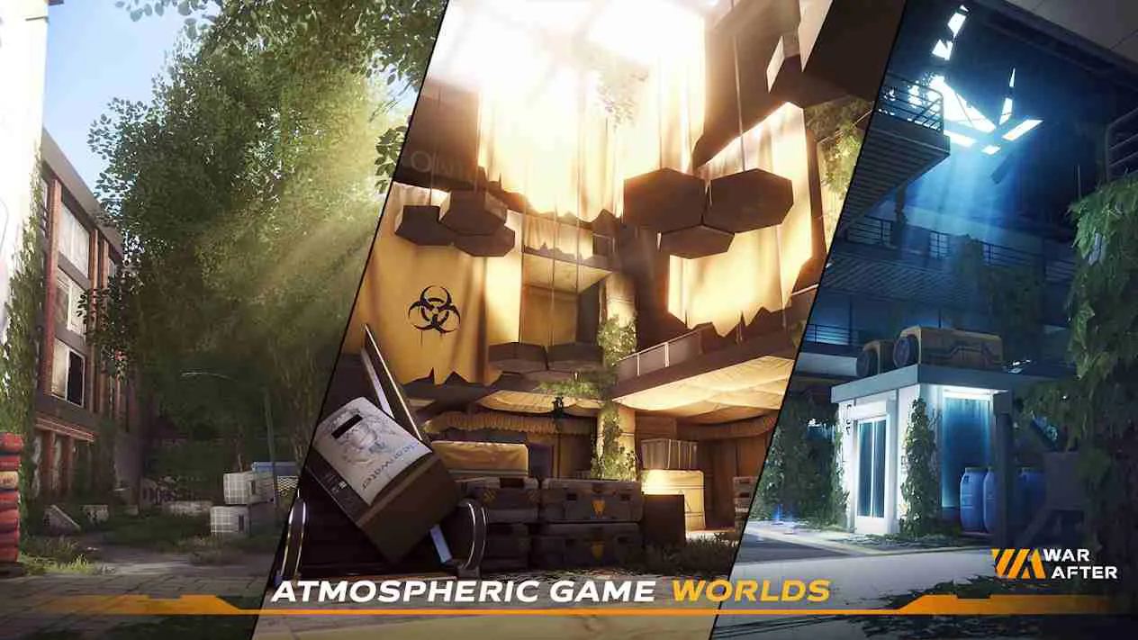 Ảnh 4 của War After: Shooter Mod APK 0.9.115 (Menu, Vô Hạn Đạn) Cảnh chiến đấu trong War After: Shooter Mod