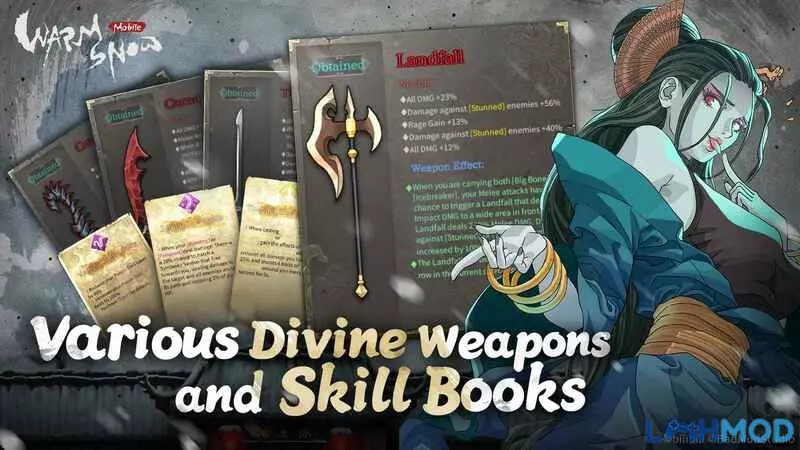 Ảnh 3 của Tải Warm Snow APK v2.1.7 (Mod Vô hạn tiền + Mở khóa All) Mở khóa các chương và nhân vật trong Warm Snow