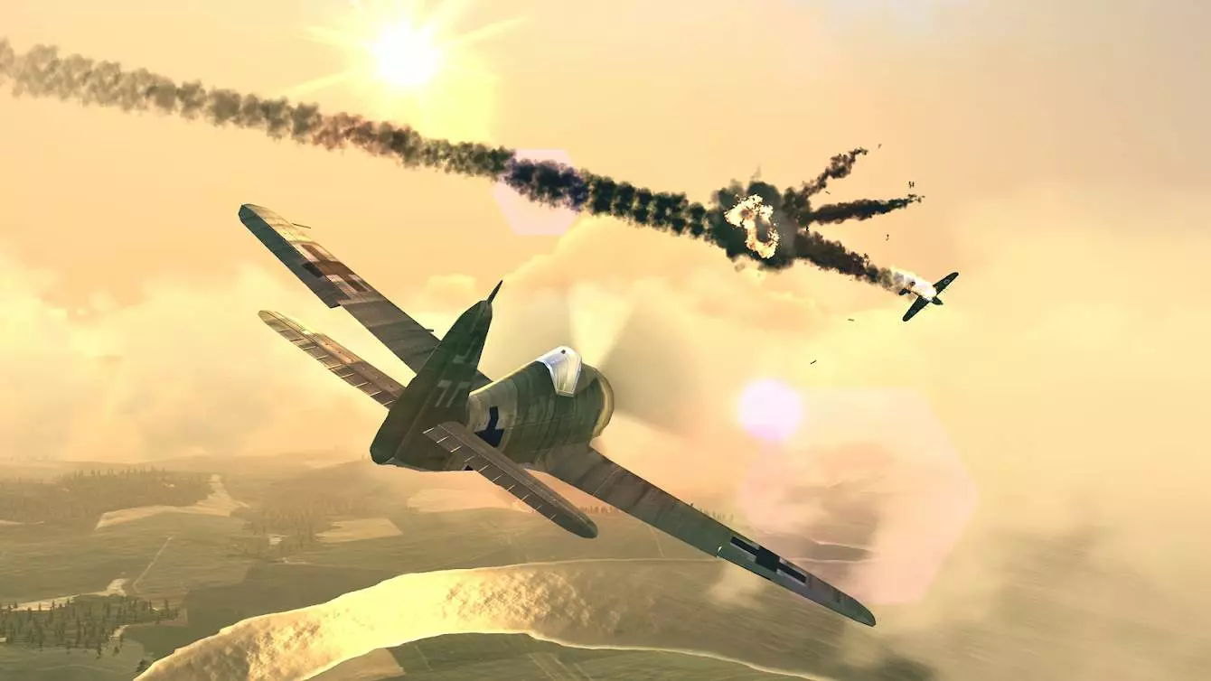 Ảnh 3 của Warplanes: WW2 Dogfight Mod APK 2.2.2 (Vô Hạn Vàng, Bạc, Fuel, Trả Phí) Game Warplanes: WW2 Dogfight Mod