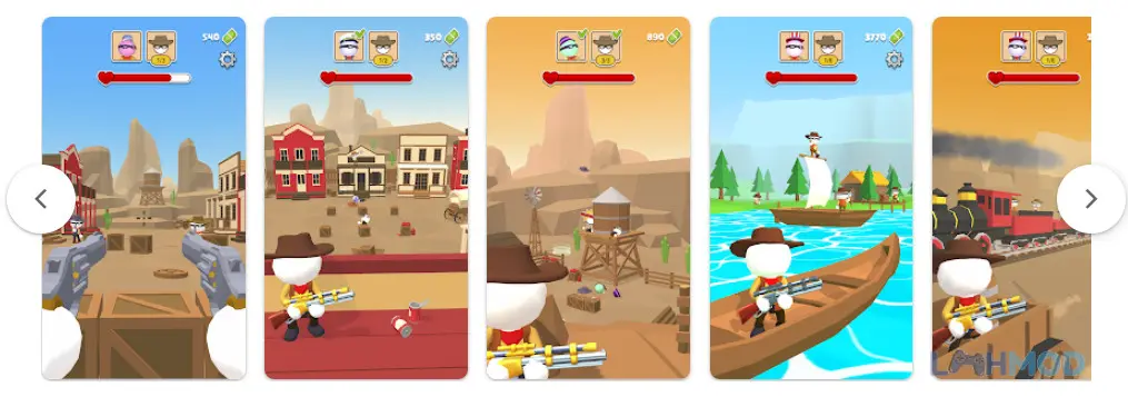 Ảnh 3 của Western Sniper Mod Apk v2.8.7 (Vô Hạn Tiền) Cơ chế nhắm bắn chính xác trong Western Sniper