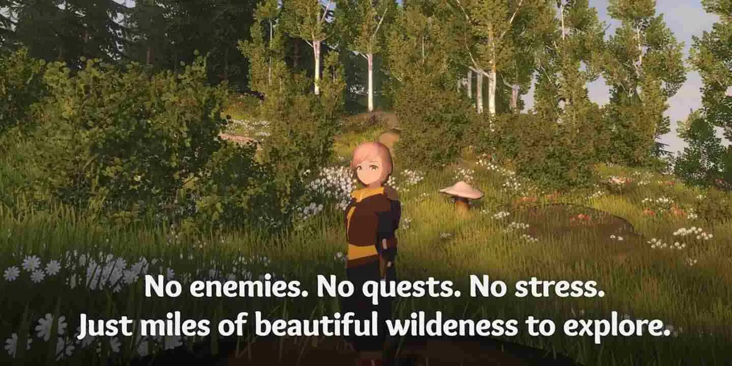 Ảnh 5 của Tải game Wilderless Mod APK 1.6 (Menu, Full Patched) Cảnh đẹp hoàng hôn trong Wilderless Mod