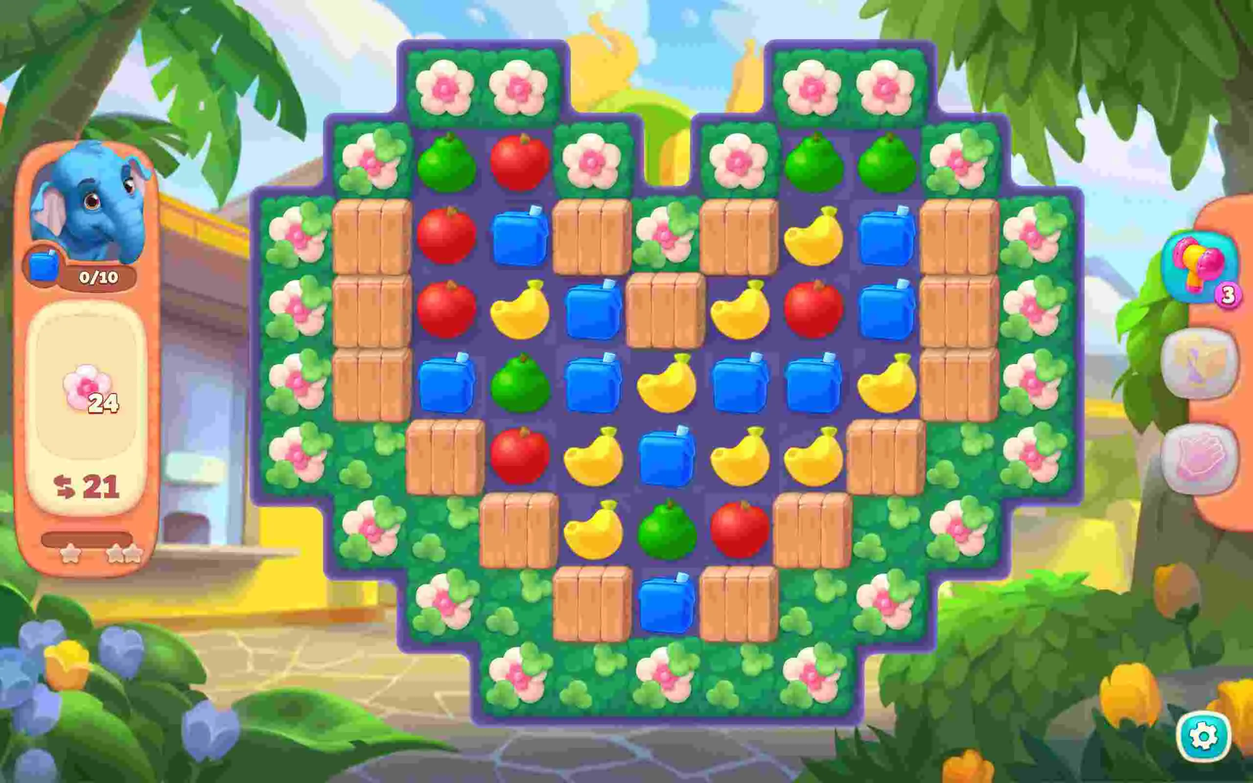 Bối cảnh game Wildscapes Mod với các loài vật đáng yêu trong sở thú