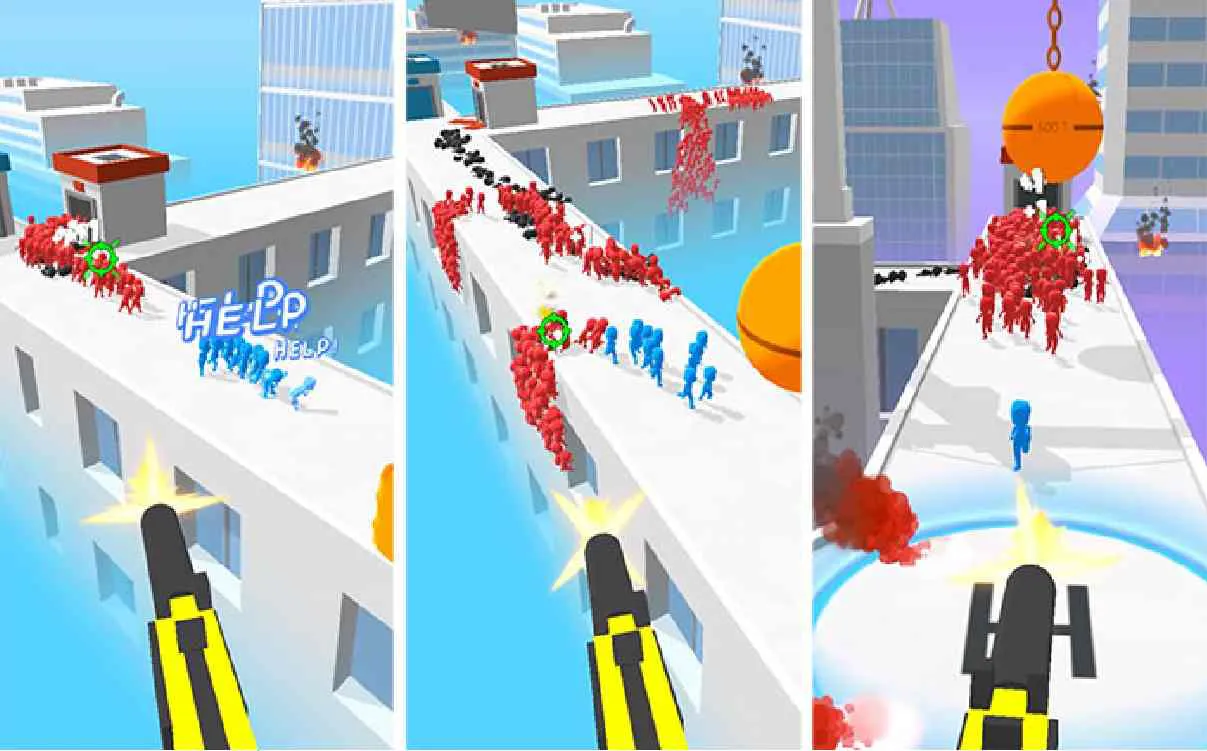 Ảnh 4 của Tải game Z Escape Mod APK 2.2 (Menu, Mở Khóa Tất Cả, Tốc Độ) Giao diện trò chơi với các biểu tượng điều khiển và điểm số