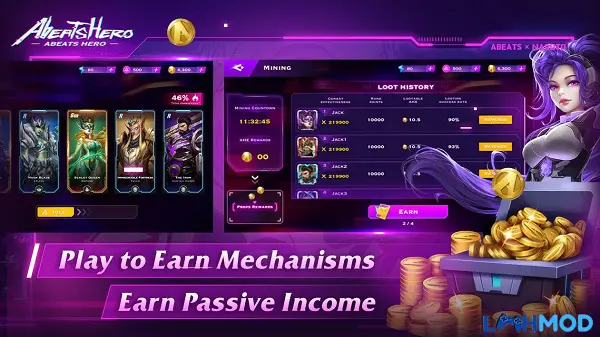 Ảnh 3 của Tải game AbeatsHero Apk 1.0.9 cho Android, IOS Thị trường NFT của AbeatsHero