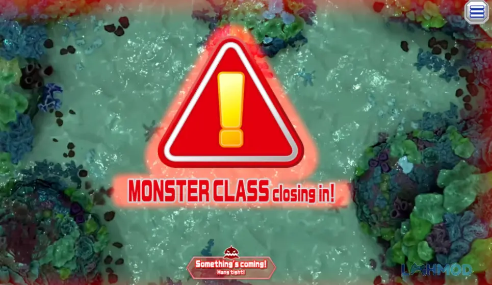 Ảnh 4 của Ace Angler Fishing Spirits M Mod Apk 1.4.5 (Free Phần thưởng) cho Android Một cảnh câu cá đầy kịch tính với con cá lớn đang giằng co trong Ace Angler Fishing Spirits M Mod