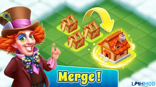 Ảnh 3 của Alice’s Mergeland Mod Apk v1.115.240 (Vô hạn tiền) Android Bộ sưu tập vật phẩm Alice's Mergeland