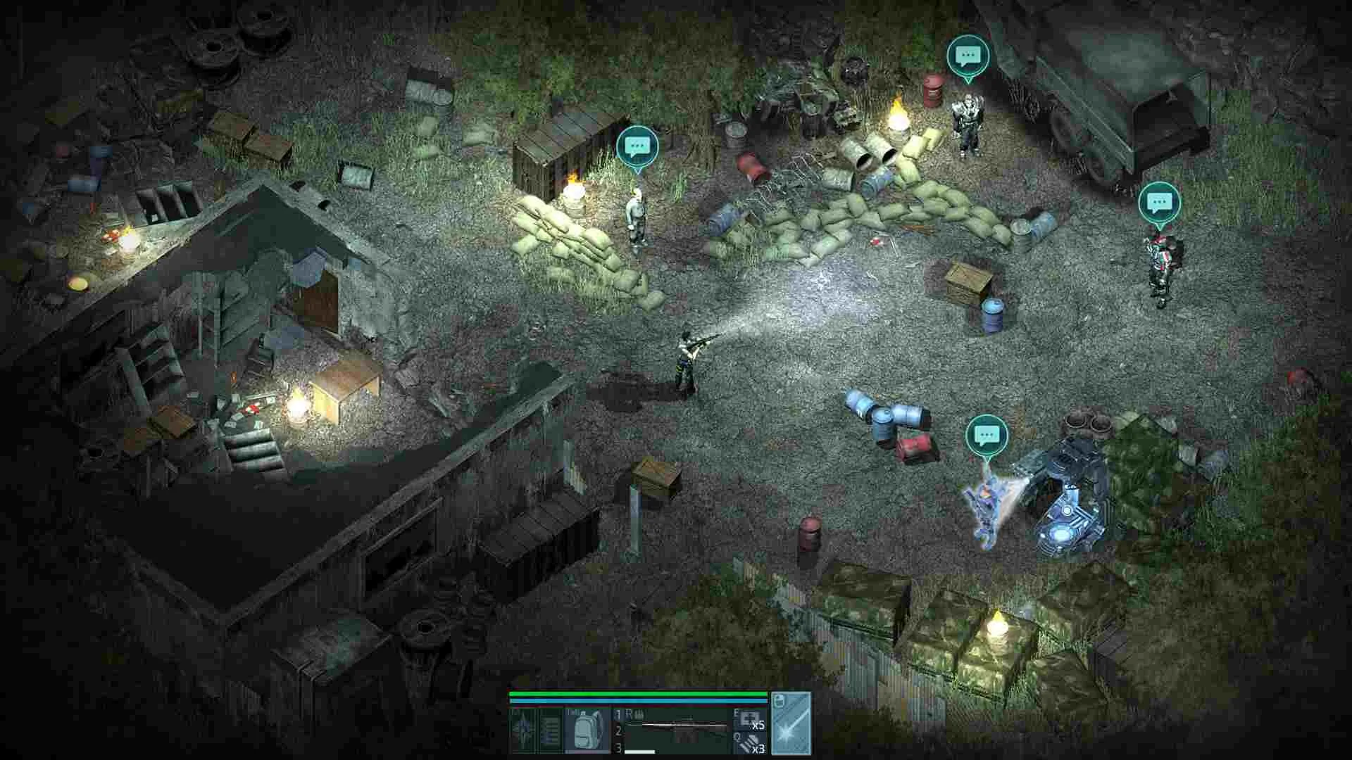 Ảnh 4 của Tải game Alien Shooter 2: The Legend Mod APK 2.4.10 (Vô Hạn Tiền) Người lính đang đối mặt với đàn quái vật khổng lồ trong Alien Shooter 2