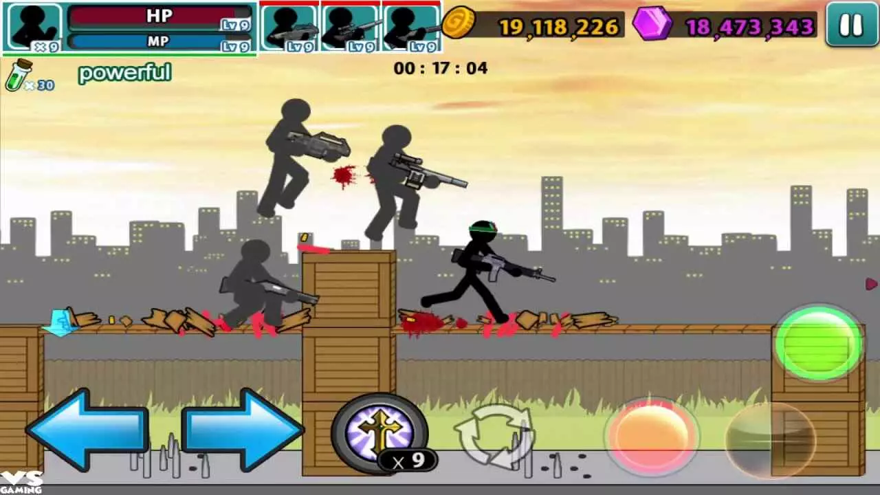 Ảnh 2 của Anger of Stick 5 Zombie Mod APK v1.1.89 (Menu, Vô Hạn Tiền) Cảnh chiến đấu trong Anger of Stick 5 Zombie Mod