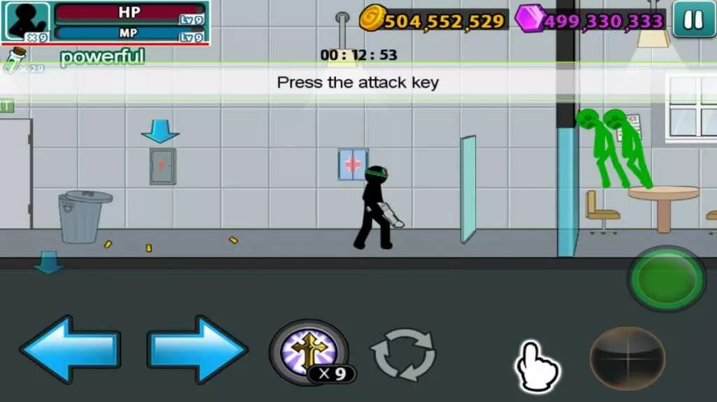 Ảnh 3 của Anger of Stick 5 Zombie Mod APK v1.1.89 (Menu, Vô Hạn Tiền) Màn hình lựa chọn vũ khí trong Anger of Stick 5