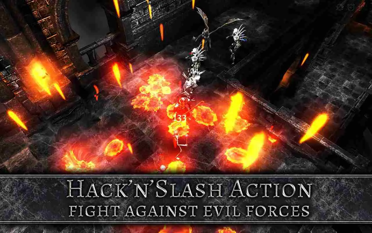 Ảnh 2 của Tải game AnimA ARPG Mod APK 3.0.3 (Menu/Bất tử, sát thương cao, tốc độ nhanh) Cận cảnh nhân vật trong AnimA ARPG Mod đang chiến đấu