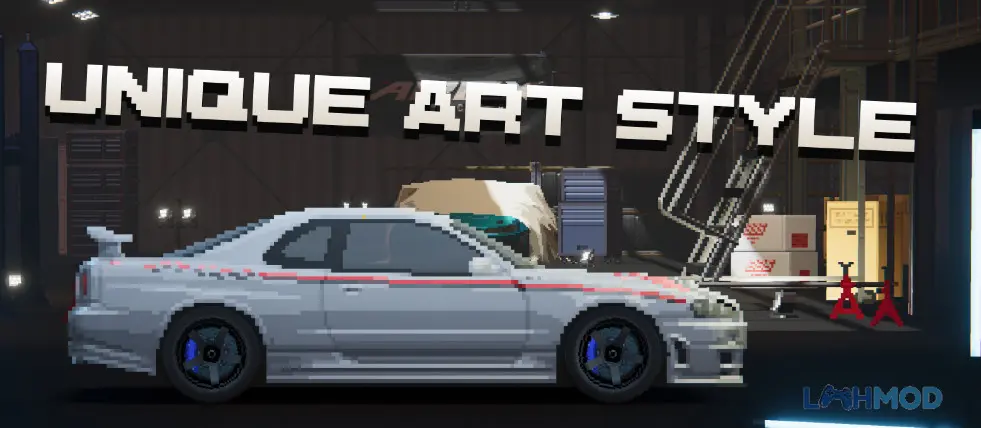 Ảnh 2 của Tải APEX Racer Mod Apk V0.9.11(Vô Hạn Tiền) cho Android iOs Một cuộc đua kịch tính với hai chiếc xe mod đang tranh giành vị trí dẫn đầu trên đường cao tốc