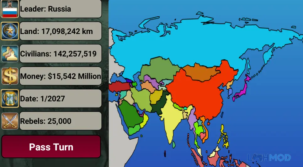 Ảnh 3 của Tải Asia Empire Apk 3.3.8 cho Android iOs Cảnh giao diện chính Asia Empire MOD APK