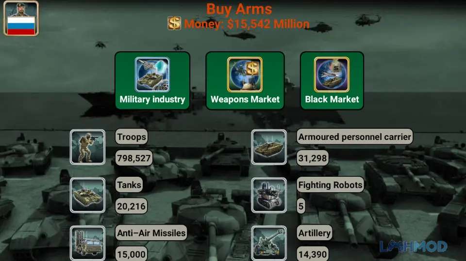 Ảnh 4 của Tải Asia Empire Apk 3.3.8 cho Android iOs Tàu chiến và máy bay trong Asia Empire MOD APK