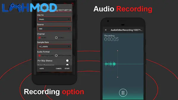 Ảnh 3 của Audiolab MOD APK 1.2.95 (Mở khóa Pro) cho Android iOS Các công cụ hòa trộn và chuyển đổi âm thanh trong Audiolab